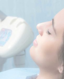 patient overcoming dental anxiety with sedation